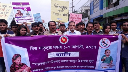 ড্যাফোডিল ইন্টারন্যাশনাল ইউনিভার্সিটিতে ‘বিশ্ব মাতৃদুগ্ধ সপ্তাহ’ উদযাপন